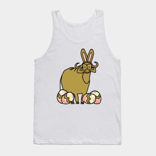 Funny Easter Bunny Ears and Eggs Ox Tank Top